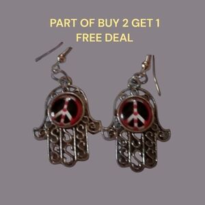 🪬Hamsa / Peace Earrings - NWOT